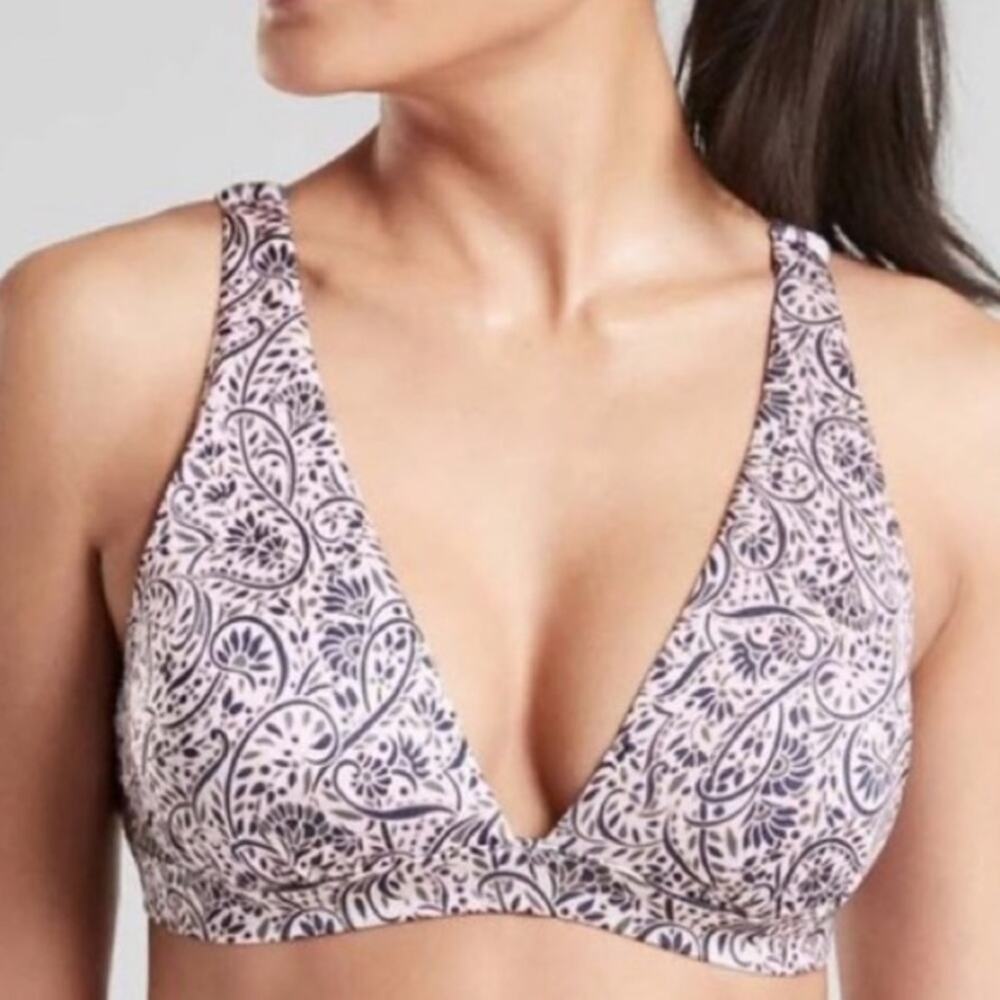 NWT athelta batik bikini top size xs